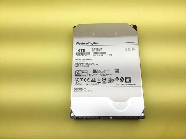Alt view image 2 of 2 - WD DC HC550 16TB 7.2K SATA 6Gb/s 512e 512Mb 3.5 in HDD WUH721816ALE6L4
