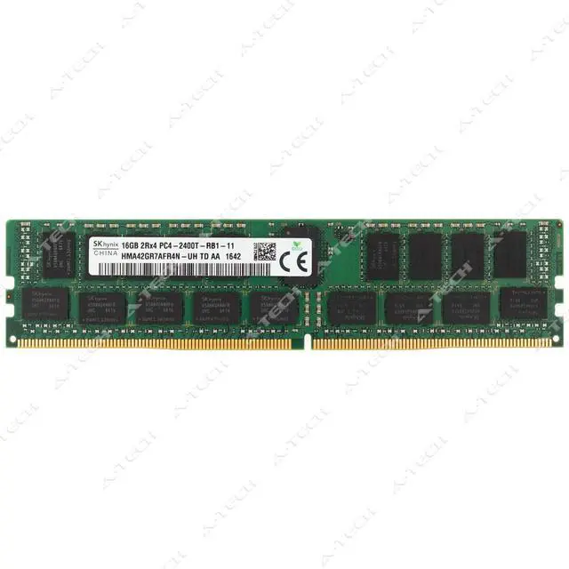 Main image of (NOT FOR HOME PC!) Hynix 16GB DDR4-2400 PC4-19200 2Rx4 ECC RDIMM Server Memory RAM HMA42GR7AFR4N-UH