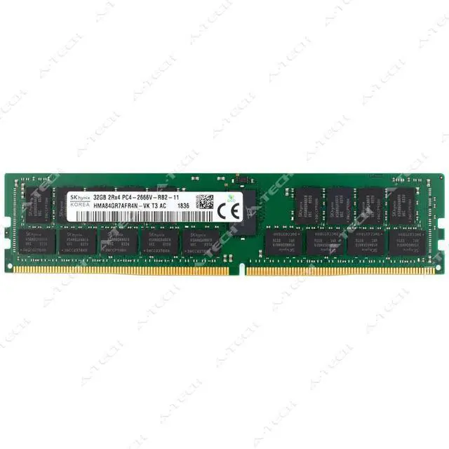 Main image of (NOT FOR HOME PC!) Hynix 32GB DDR4-2666 PC4-21300 2Rx4 ECC RDIMM Server Memory RAM HMA84GR7AFR4N-VK