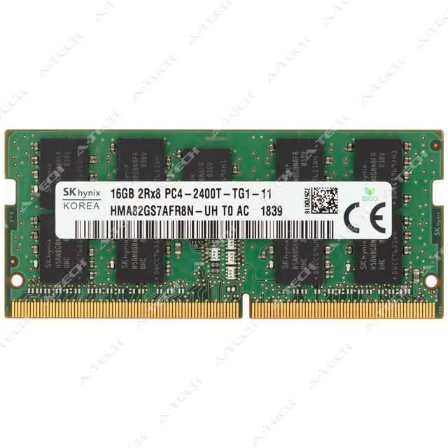 Main image of (NOT FOR HOME PC!) Hynix 16GB DDR4-2400 PC4-19200 2Rx8 ECC UDIMM Server Memory RAM HMA82GS7AFR8N-UH