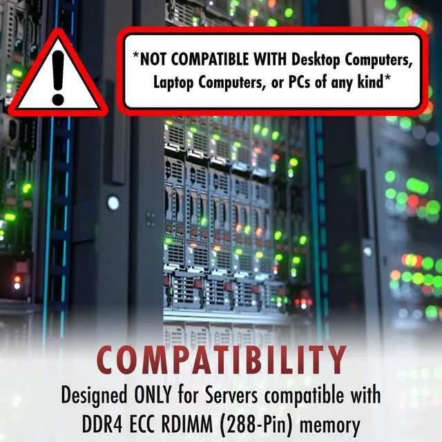 Alt view image 4 of 5 - 64GB 16x 4GB PC4-2133 RDIMM Synology FlashStation FS3017 Memory RAM