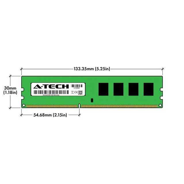 Alt view image 3 of 7 - A-Tech 16GB 2x 8GB PC3-14900 Desktop DDR3-1866 DIMM Memory RAM PC3L DDR3L 8G 16G