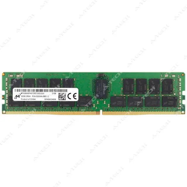 Main image of (NOT FOR HOME PC!) Micron 32GB DDR4-3200 PC4-25600 ECC RDIMM Server Memory RAM MTA36ASF4G72PZ-3G2J3