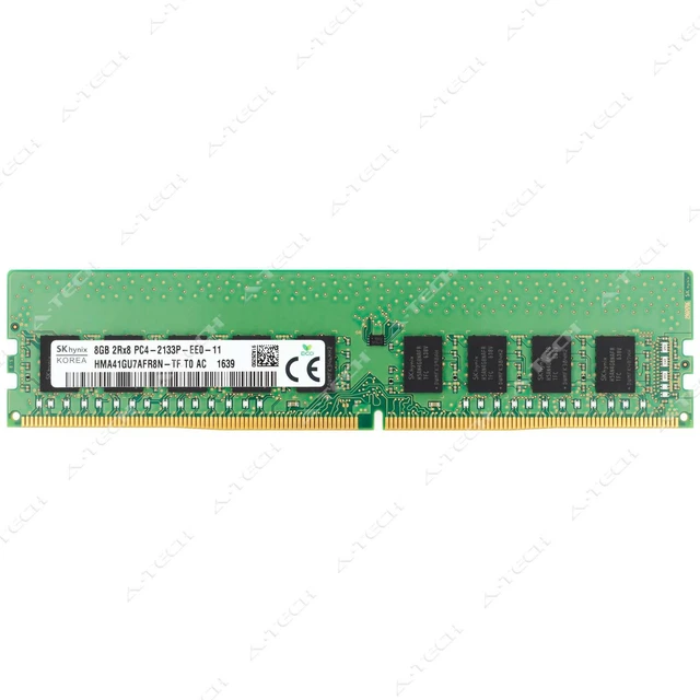 Main image of (NOT FOR HOME PC!) Hynix 8GB DDR4-2133 PC4-17000 2Rx8 ECC UDIMM Server Memory RAM HMA41GU7AFR8N-TF