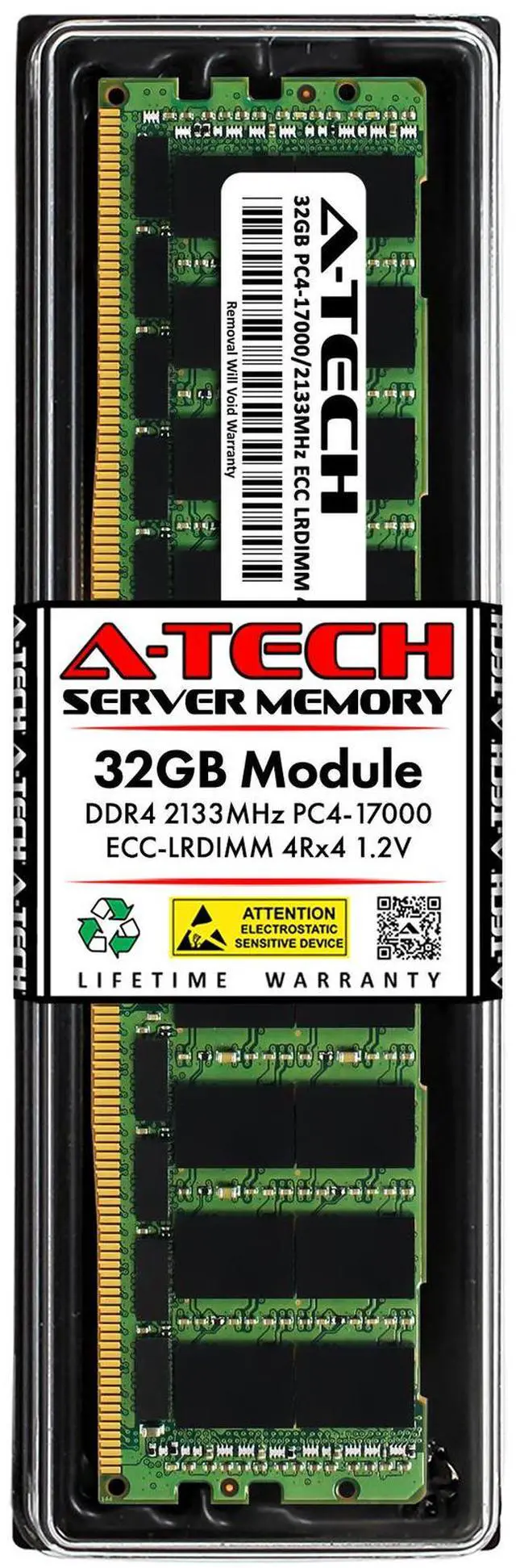 Main image of 32GB 4Rx4 PC4-2133 LRDIMM Dell Precision R7910 T5810 T7810 T7910 Memory RAM