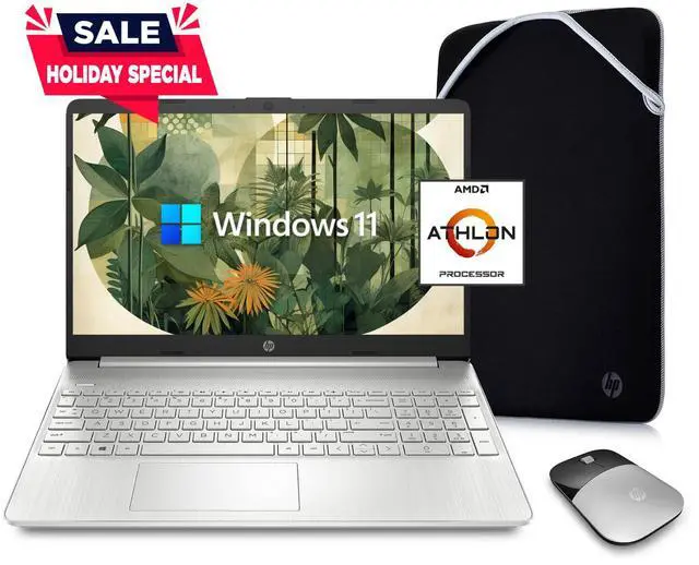Main image of HP Laptop Computer 15.6" AMD Athlon Up to 3.2GHz 8GB RAM 256GB SSD