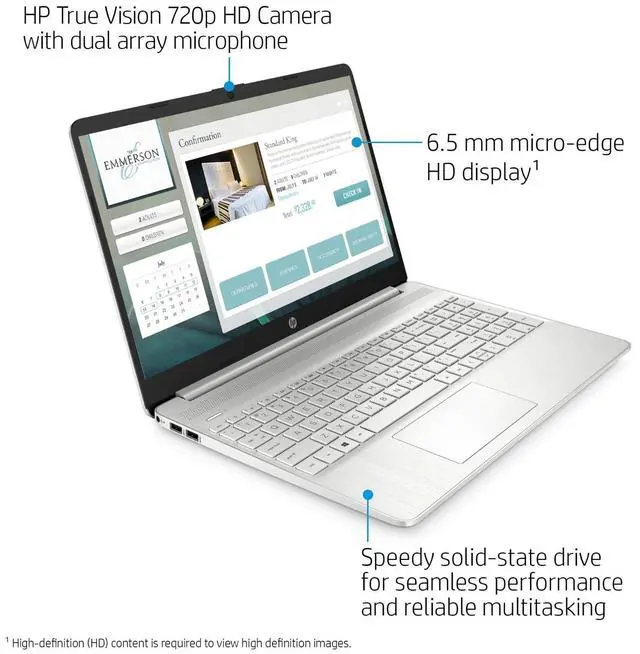 Alt view image 5 of 7 - HP Laptop Computer 15.6" AMD Athlon Up to 3.2GHz 8GB RAM 256GB SSD