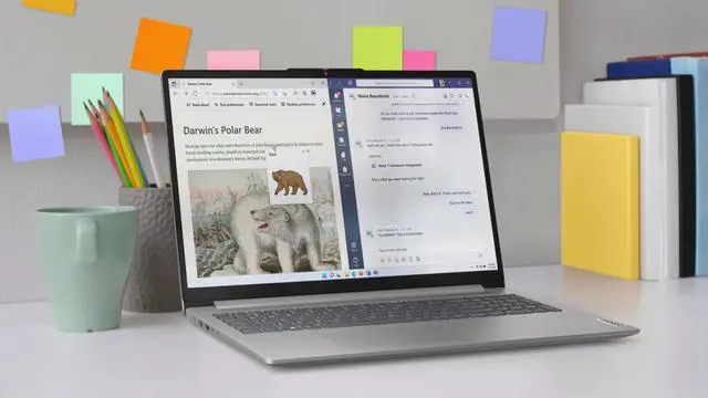 Alt view image 7 of 7 - 2026 Lenovo Slim 3 Business Laptop 15.6 AMD Ryzen 7 16GB RAM 1TB SSD Office 2024