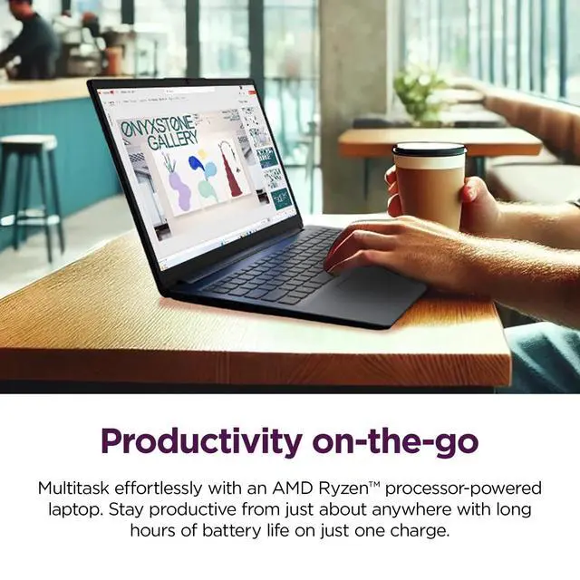 Alt view image 7 of 7 - Lenovo IdeaPad Laptop 15.6" FHD Touch AMD Ryzen 5, 8GB RAM 512GB SSD, Win 11 Pro