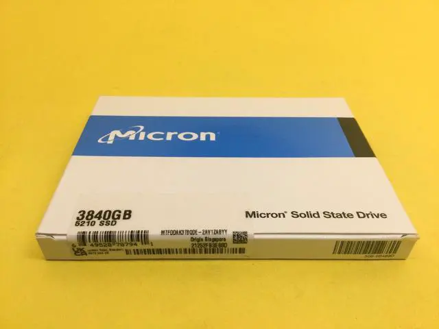 Alt view image 3 of 4 - MICRON 5210 ION 3.84TB SATA 6GB/S 2.5in 3840GB SSD MTFDDAK3T8QDE