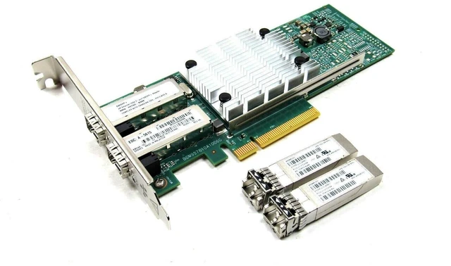 Main image of 652503-B21 HP 530SFP+ 10GB PCI-E CARD 652501-001 656244-001 2 x SFP BOTH BRACKET