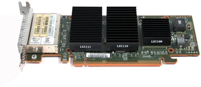Main image of (NOT FOR HOME PC!) WPXP6 DELL LSI SAS9202-16E 6GB/S SAS 4-PORT HOST BUS ADAPTER SFF-8644 0WPXP6