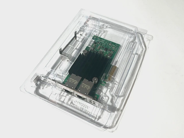 Alt view image 2 of 3 - ***BOTH BRACKETS***DELL INTEL X550-T2 2-PORT NETWORK ADAPTER C4D5P 4V7G2 FKHKC