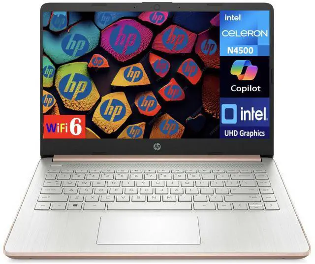 Main image of HP 14 Everyday Value 14" HD Intel Celeron N4500 4GB RAM 64GB eMMC W11HS Laptop
