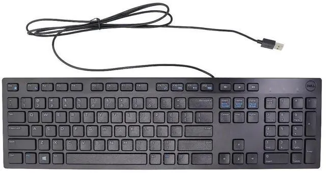 Main image of Dell KB216 Wired Multimedia Keyboard Black Lot of 10 (BH)
