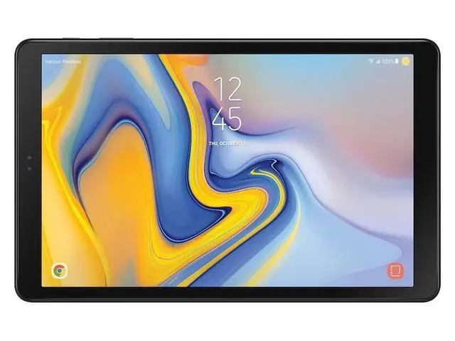 Alt view image 4 of 6 - Samsung Galaxy A 10.5 Black 32GB SM-T597V Wi-Fi+Verizon Clean ESN Very Good (CX)