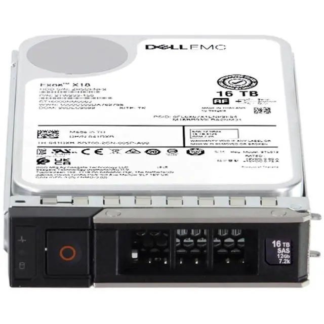 Alt view image 2 of 5 - (NOT FOR HOME PC!) Dell 16TB 7.2K 512e 12Gbps NL SAS 3.5 HDD Exos X18 (41DXR-CDN)