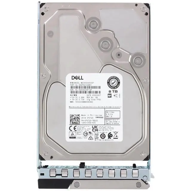Alt view image 5 of 5 - (NOT FOR HOME PC!) Dell 8TB 7.2K 512e 12Gbps NL SAS 3.5 HDD MG06SCA (FV725-COL)
