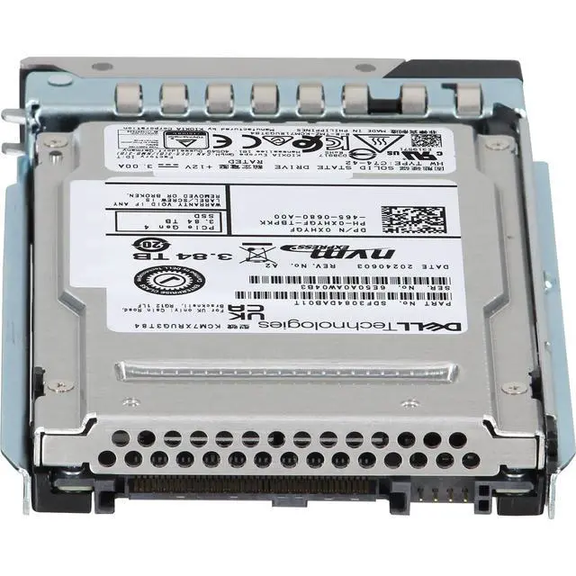 Alt view image 4 of 5 - Dell 3.84TB Enterprise NVMe Gen4 RI TLC 2.5 SSD CM7-R (XHYGF) -CR