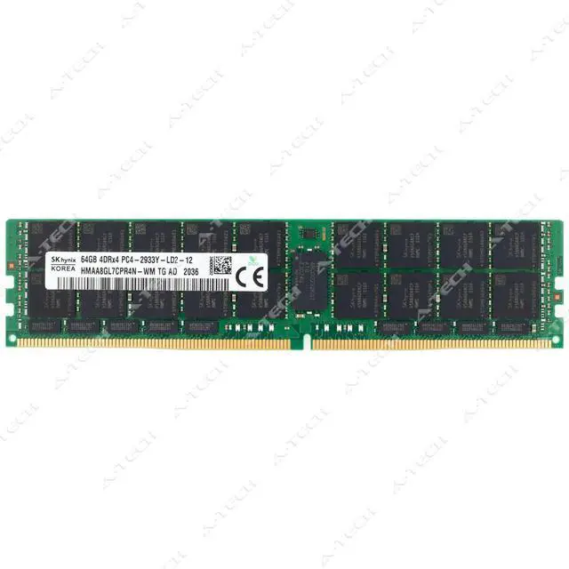 Main image of (NOT FOR HOME PC!) Hynix 64GB DDR4 2933 MHz PC4-23400 ECC LRDIMM Server Memory RAM HMAA8GL7CPR4N-WM