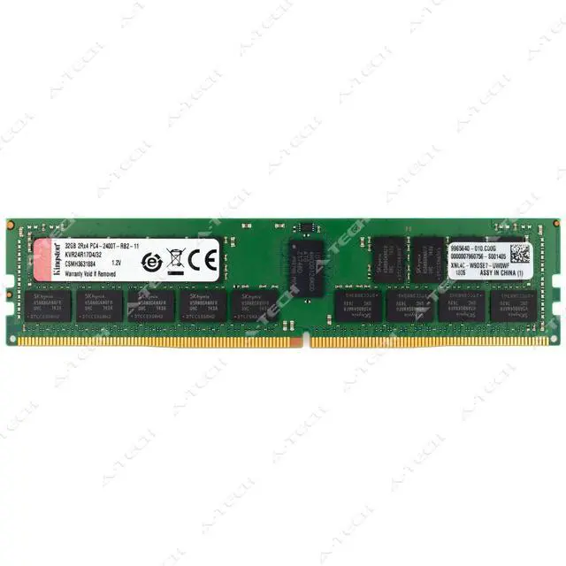 Main image of (NOT FOR HOME PC!) Kingston 32GB DDR4-2400 PC4-19200 2Rx4 ECC RDIMM Server Memory RAM KVR24R17D4/32
