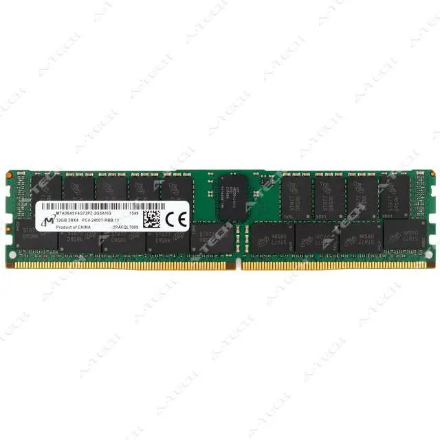 Main image of (NOT FOR HOME PC!) Micron 32GB DDR4-2400 PC4-19200 ECC RDIMM Server Memory RAM MTA36ASF4G72PZ-2G3A1