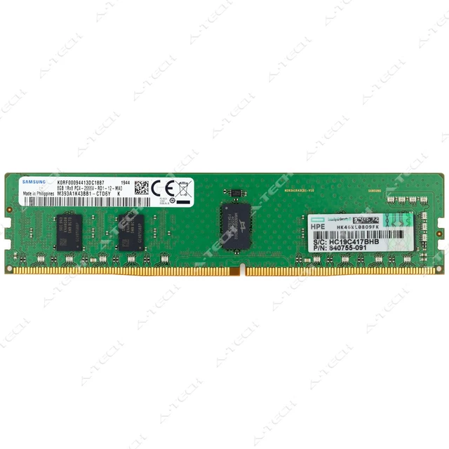 Main image of (NOT FOR HOME PC!) Samsung 8GB DDR4 2666 MHz PC4-21300 ECC RDIMM Server Memory RAM M393A1K43BB1-CTD