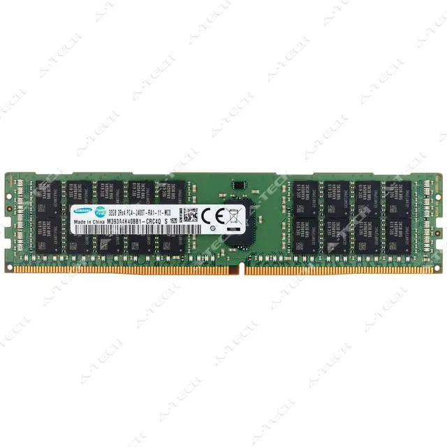 Main image of (NOT FOR HOME PC!) Samsung 32GB DDR4 2400MHz PC4-19200 ECC RDIMM Server Memory RAM M393A4K40BB1-CRC