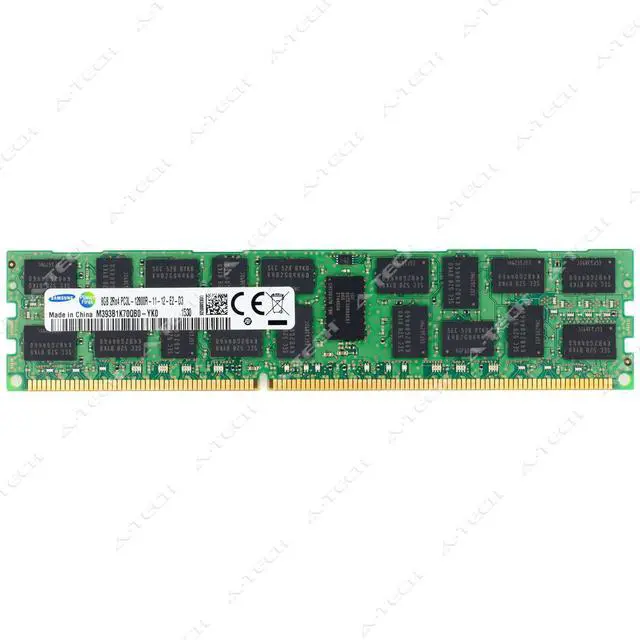 Main image of (NOT FOR HOME PC!) Samsung 8GB DDR3 1600 MHz PC3-12800 ECC RDIMM Server Memory RAM M393B1K70QB0-YK0