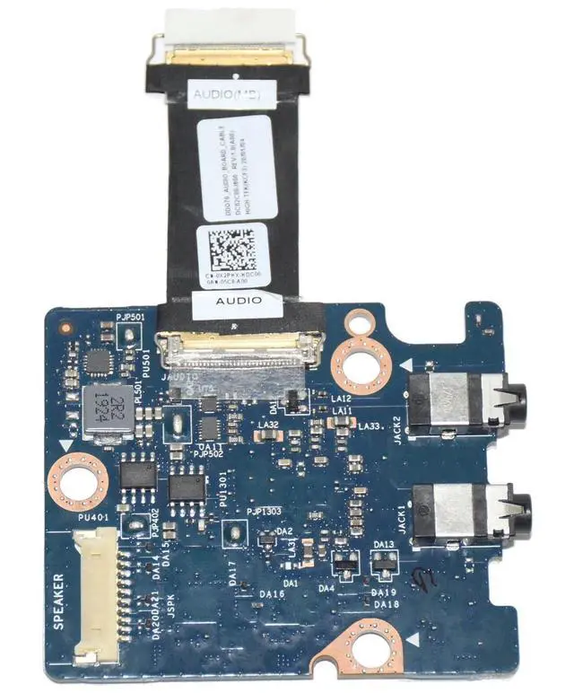 Alt view image 2 of 4 - Lot of 5 Dell Alienware Area 51m Audio Ports IO Circuit Board 3FK2C X2PHX