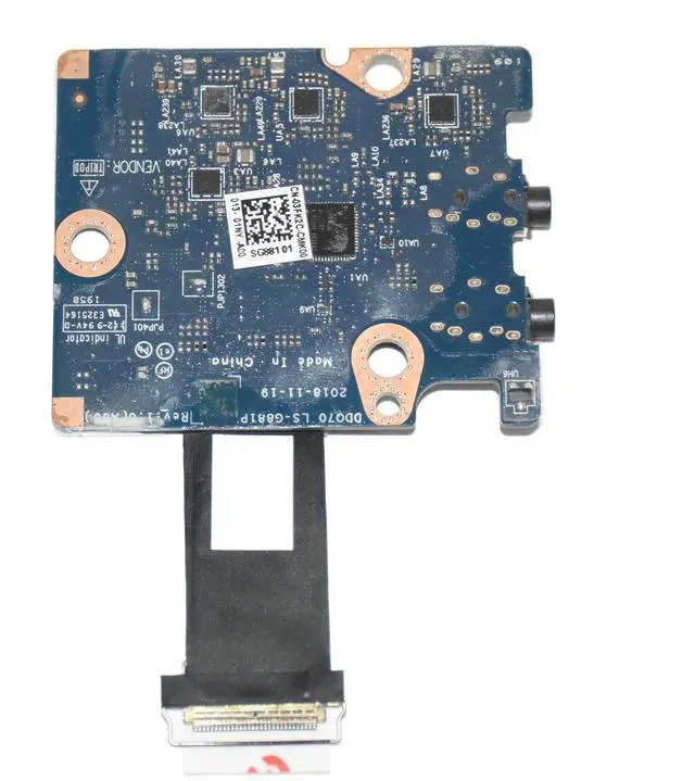 Alt view image 4 of 4 - Lot of 5 Dell Alienware Area 51m Audio Ports IO Circuit Board 3FK2C X2PHX