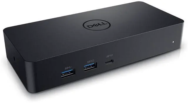 Alt view image 3 of 7 - Dell D6000S Universal USB-C Docking Station 3 Monitor 4K HDMI DP RJ45 No Adapter