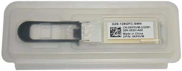 Alt view image 3 of 7 - Dell AFBR-89FMDZ-FT1 100Gb QSFP28 Transceiver 128GFC MMF MPO-12 850nm SW KP0VM