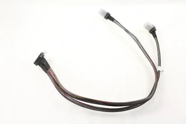 Alt view image 2 of 5 - (NOT FOR HOME PC!) Lot of 5 Dell PowerEdge R720xd PCIe X8 TO BackPlane Dual Mini SAS Cable MJCP4
