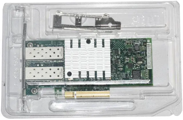 Alt view image 2 of 7 - Yottamark Intel X520-SR2 10GbE 2-Port SFP+ Network Adapter CNA E10G42BFSRBLK