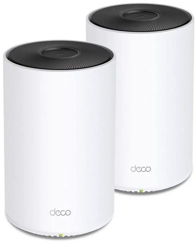 Alt view image 4 of 7 - TP-Link Deco W7200 Tri-Band WiFi 6 Mesh System AX6600 2-Pack 5500 sq ft - OEM