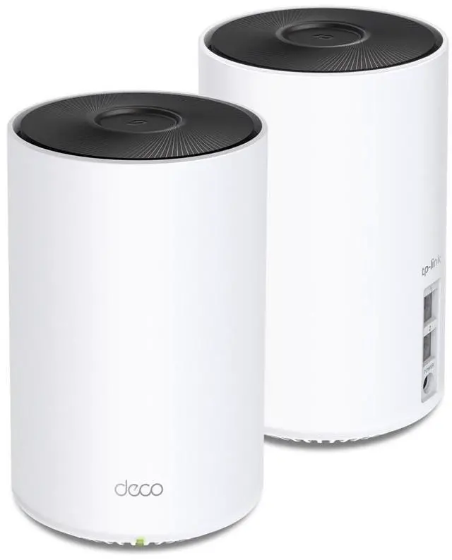 Alt view image 5 of 7 - TP-Link Deco W7200 Tri-Band WiFi 6 Mesh System AX6600 2-Pack 5500 sq ft - OEM