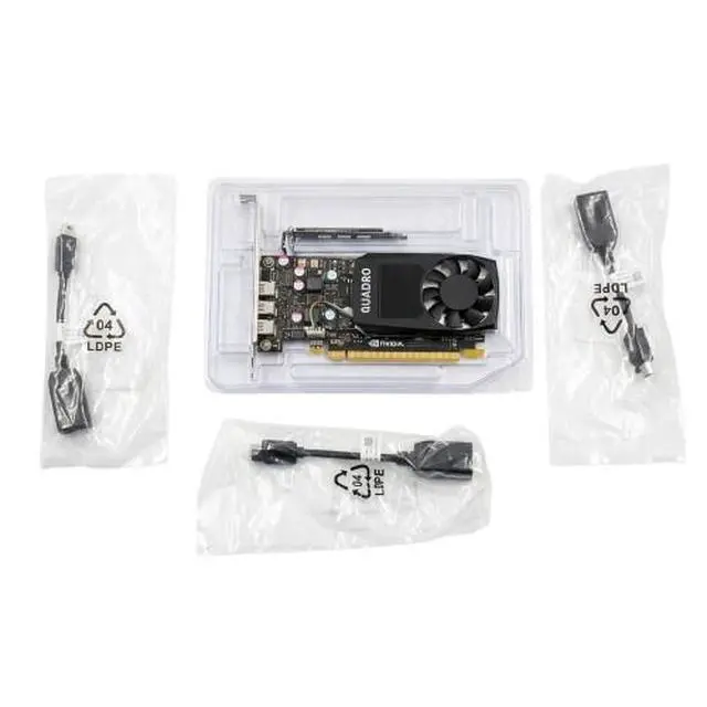 Alt view image 3 of 5 - PNY NVIDIA Quadro P400 2GB GDDR5 PCIe x16 Graphics Card Low Profile VCQP400-PB