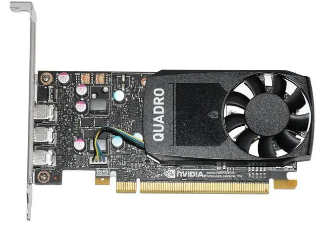 Alt view image 4 of 7 - PNY NVIDIA Quadro P400 2GB GDDR5 PCIe Graphics Card VCQP400-PB VCQP400-SB