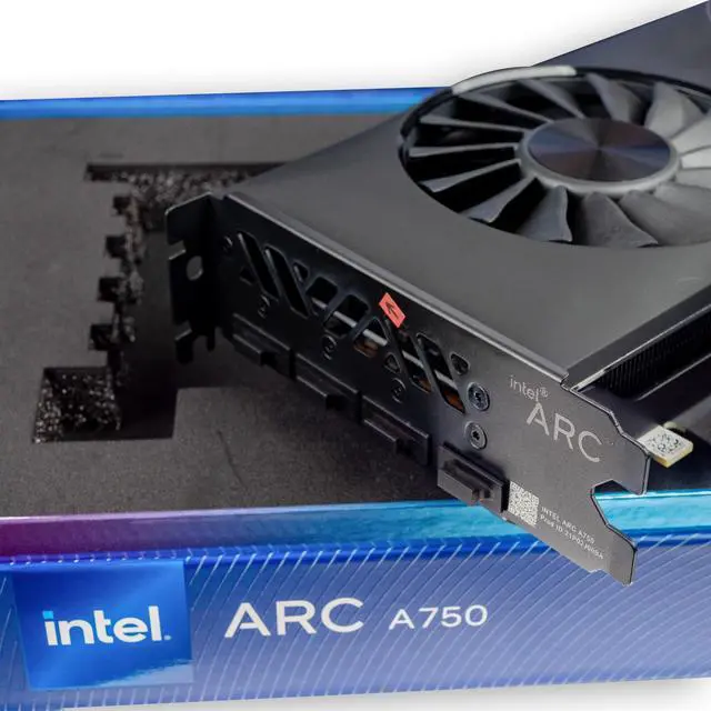 Alt view image 4 of 7 - Intel ARC A750 21P02J00BA Limited Edition 8GB GDDR6 PCIe 4.0 Graphic Card