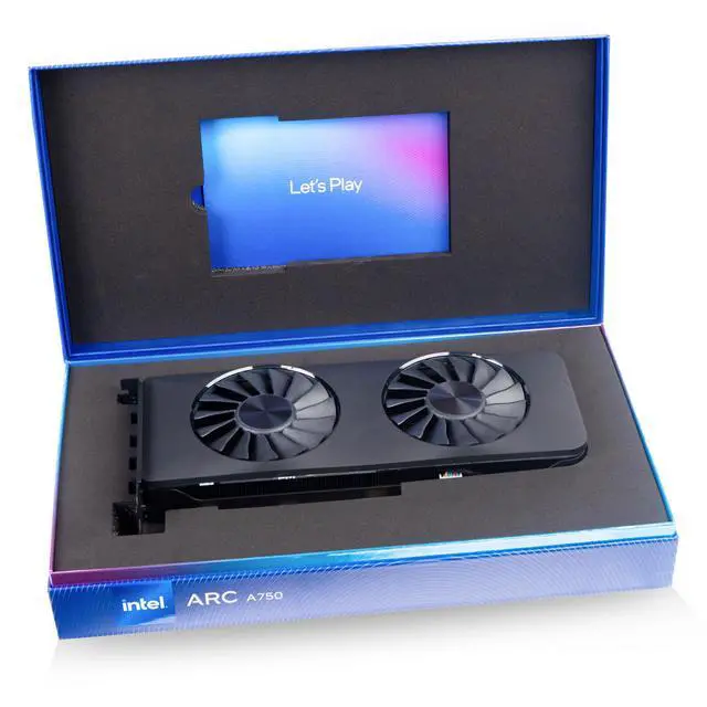 Alt view image 4 of 7 - Intel ARC A750 Limited Edition 8GB GDDR6 PCIe 4.0 Graphic Card - 21P02J00BA