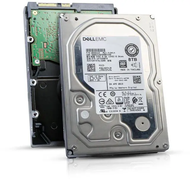 Main image of (NOT FOR HOME PC!) Dell/WD DC HC320 8TB HUS728T8TAL5200 0B36416 7.2K RPM SAS 12Gb/s 512e 3.5" HDD