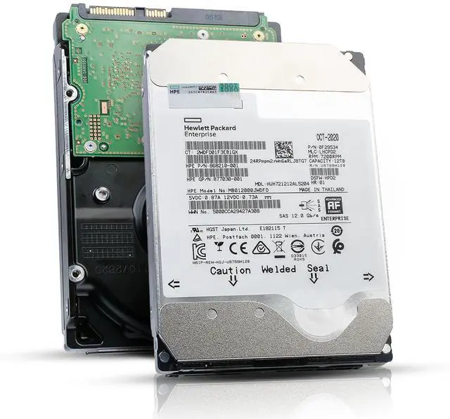 Main image of (NOT FOR HOME PC!) HP/HGST DC HC520 12TB HUH721212AL5204 0F29534 7.2K RPM SAS 12Gb/s 512e 3.5" HDD