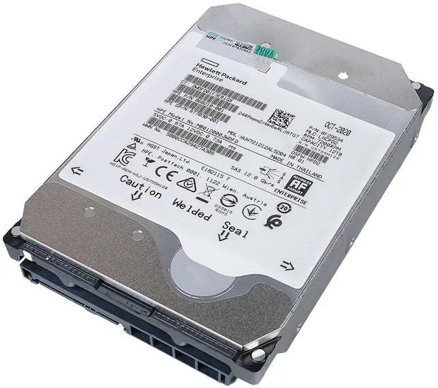 Alt view image 7 of 7 - (NOT FOR HOME PC!) HP/HGST DC HC520 12TB HUH721212AL5204 0F29534 7.2K RPM SAS 12Gb/s 512e 3.5" HDD