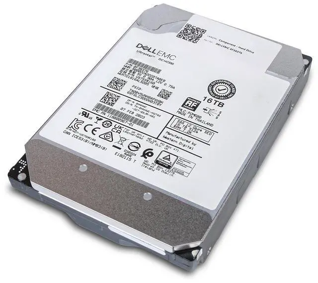 Alt view image 7 of 7 - (NOT FOR HOME PC!) Dell/WD DC HC550 16TB WUH721816AL5205 0F38376 7.2K RPM SAS 12Gb/s 512e 3.5" HDD