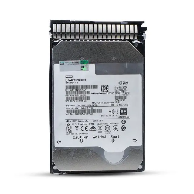 Alt view image 3 of 7 - (NOT FOR HOME PC!) HP Generation 8 12TB 882400-001 7.2K RPM SAS 12Gb/s 512e 3.5" Enterprise HDD