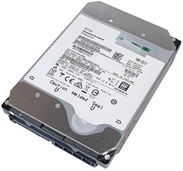 Alt view image 7 of 7 - (NOT FOR HOME PC!) HP/HGST He10 10TB HUH721010AL5204 0F27373 7.2K RPM SAS 12Gb/s 512e 3.5" HDD