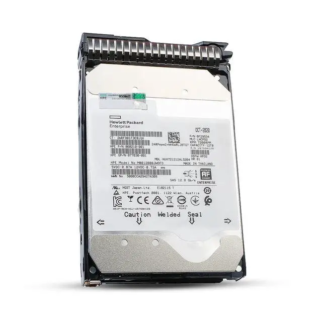 Alt view image 5 of 7 - (NOT FOR HOME PC!) HP Generation 8 12TB 881790-001 7.2K RPM SAS 12Gb/s 512e 3.5" Enterprise HDD