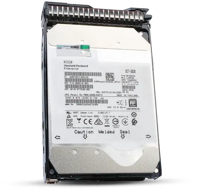 Alt view image 5 of 7 - (NOT FOR HOME PC!) HP Generation 8 12TB 868211-001 7.2K RPM SAS 12Gb/s 512e 3.5" Enterprise HDD