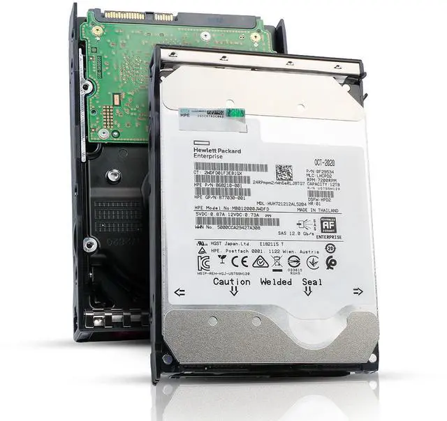 Main image of (NOT FOR HOME PC!) HP Generation 11 12TB P10520-K21 7.2K RPM SAS 12Gb/s 512e 3.5" Enterprise HDD